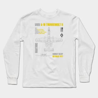 Fairchild Republic A-10 Thunderbolt II Long Sleeve T-Shirt